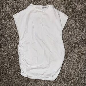 Abercrombie & Fitch White Modal-Blend Top